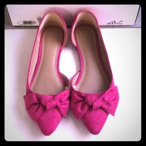 Target A New Day Hot Pink D’orsay Flats 8.5